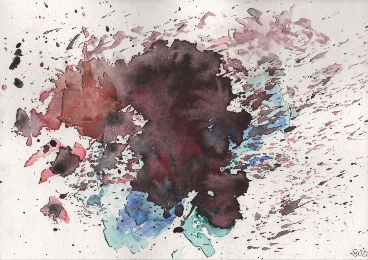 Aquarell "verweht" von Heiko Scheidweiler