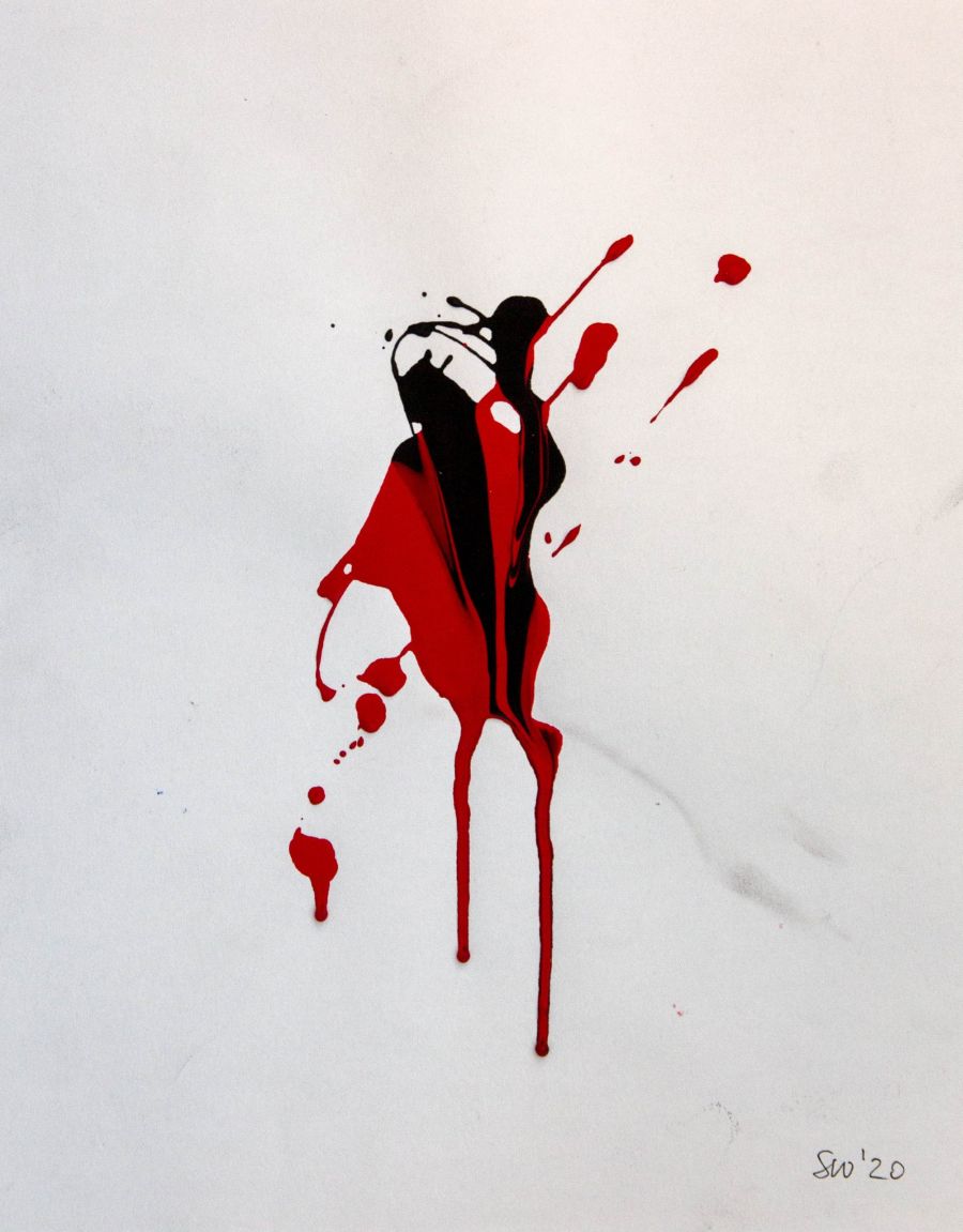 Acryl "dancing" von Heiko Scheidweiler